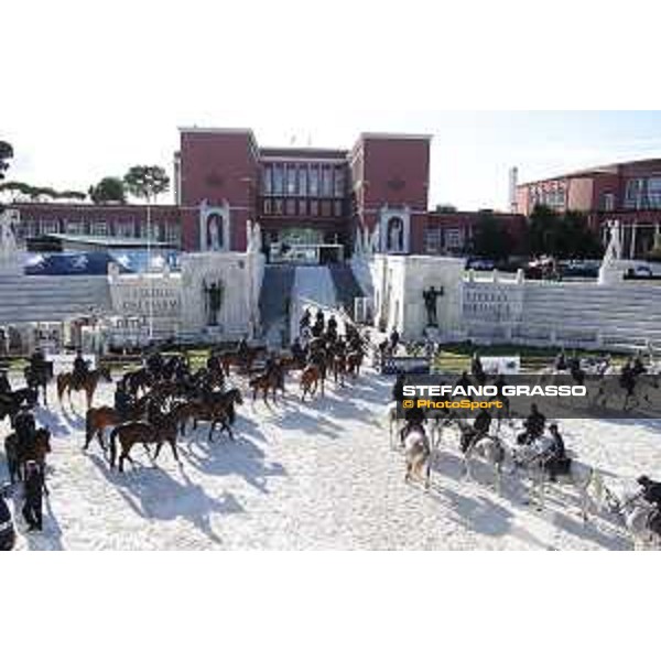 LGCT of Rome - Preparing test of the 4° Reggimento carabinieri a cavallo Rome - Stadio dei Marmi, 19th sep.2017 ph.Stefano Grasso/LGCT