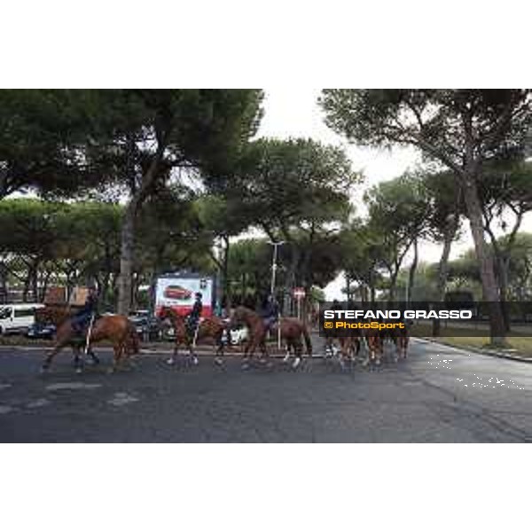 LGCT of Rome - Preparing test of the 4° Reggimento carabinieri a cavallo Rome - Stadio dei Marmi, 19th sep.2017 ph.Stefano Grasso/LGCT