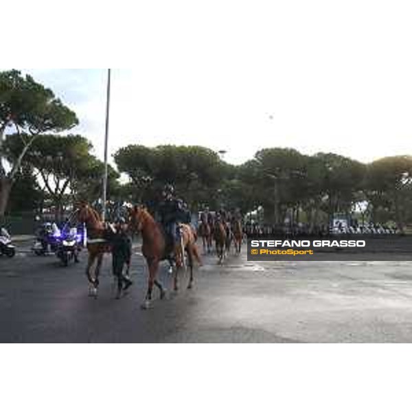 LGCT of Rome - Preparing test of the 4° Reggimento carabinieri a cavallo Rome - Stadio dei Marmi, 19th sep.2017 ph.Stefano Grasso/LGCT