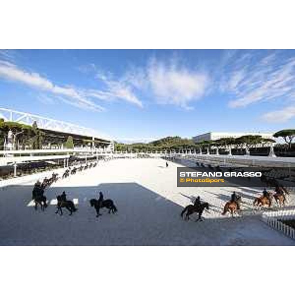 LGCT of Rome - Preparing test of the 4° Reggimento carabinieri a cavallo Rome - Stadio dei Marmi, 19th sep.2017 ph.Stefano Grasso/LGCT