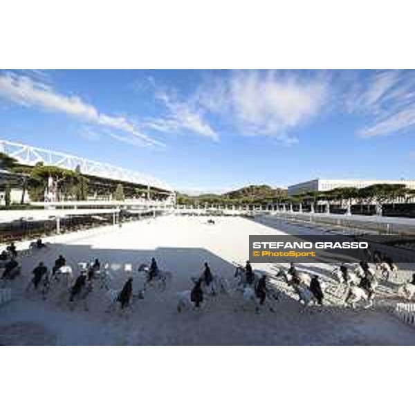 LGCT of Rome - Preparing test of the 4° Reggimento carabinieri a cavallo Rome - Stadio dei Marmi, 19th sep.2017 ph.Stefano Grasso/LGCT