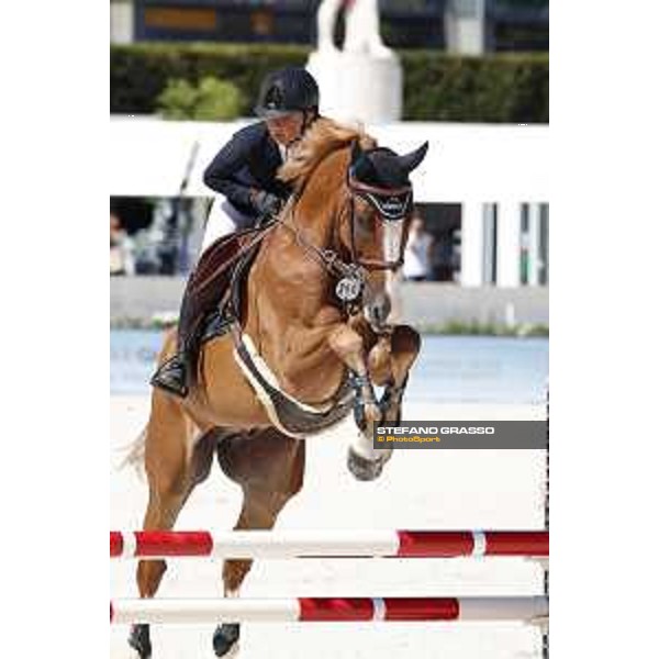 LGCT of Rome - Amateur riders - Sarah Rose Berg on Jarnac de Guldenboom Rome - Stadio dei Marmi, 21st sep.2017 ph.Mario Grassia/LGCT