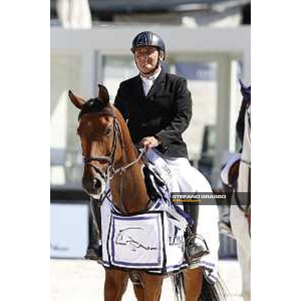 LGCT of Rome - Amateur riders - Prize giving ceremony - Serge Varsano on Luca Toni wins Class 1 Rome - Stadio dei Marmi, 21st sep.2017 ph.Mario Grassia/LGCT