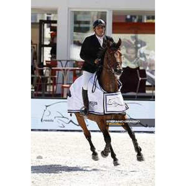 LGCT of Rome - Amateur riders - Prize giving ceremony - Serge Varsano on Luca Toni wins Class 1 Rome - Stadio dei Marmi, 21st sep.2017 ph.Mario Grassia/LGCT