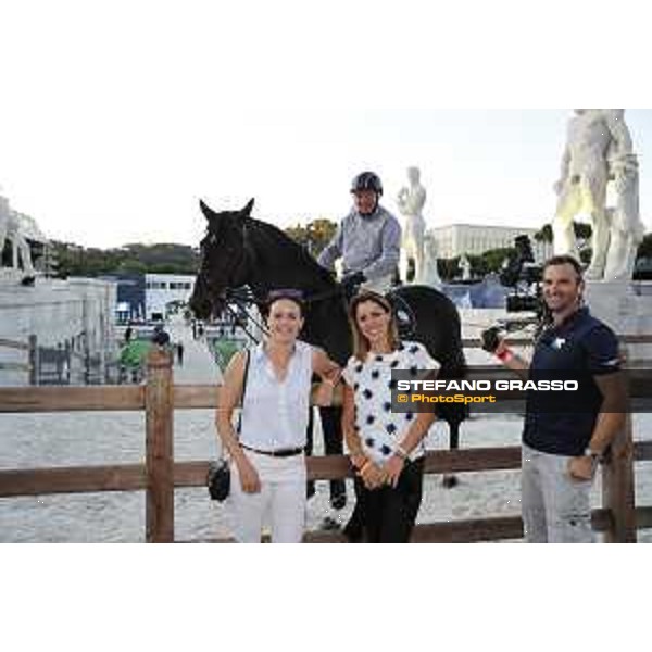 LGCT of Rome - Warm up - John Whitaker on Argento Rome - Stadio dei Marmi, 21st sep.2017 ph.Stefano Grasso/LGCT