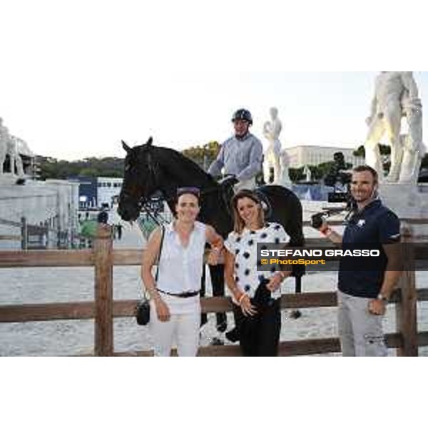 LGCT of Rome - Warm up - John Whitaker on Argento Rome - Stadio dei Marmi, 21st sep.2017 ph.Stefano Grasso/LGCT