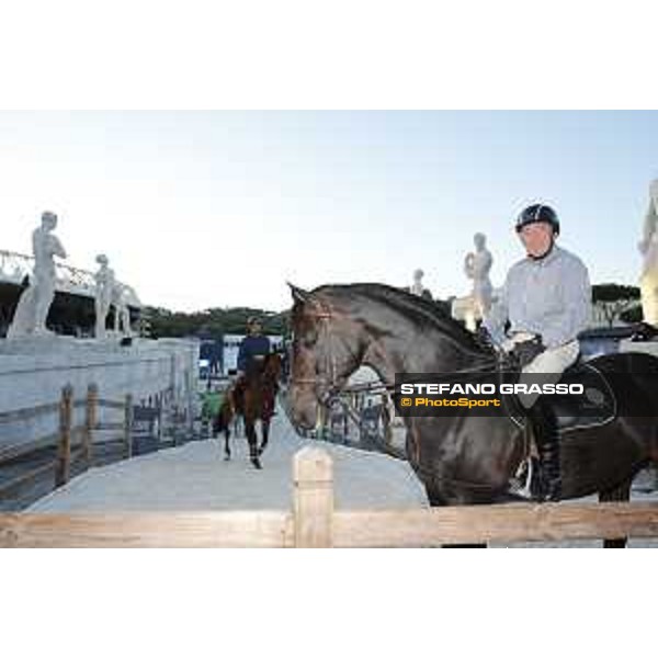 LGCT of Rome - Warm up - John Whitaker on Argento Rome - Stadio dei Marmi, 21st sep.2017 ph.Stefano Grasso/LGCT