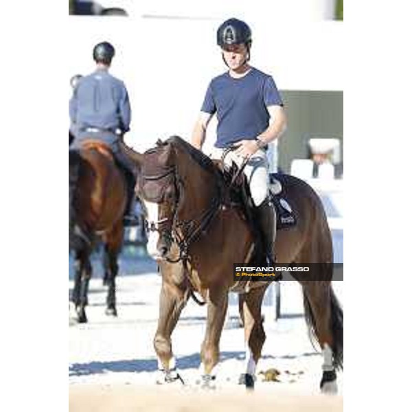 LGCT of Rome - Warm up - Scott Brash on Hello Forever Rome - Stadio dei Marmi, 21st sep.2017 ph.Mario Grassia/LGCT