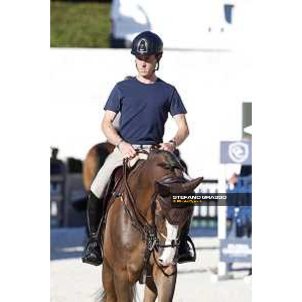 LGCT of Rome - Warm up - Scott Brash on Hello Forever Rome - Stadio dei Marmi, 21st sep.2017 ph.Mario Grassia/LGCT