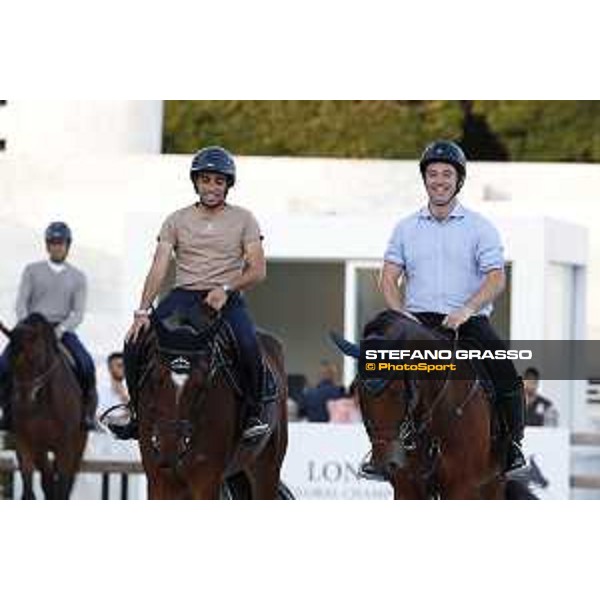 LGCT of Rome - Warm up - Abdel Said and Cian O\'Connor Rome - Stadio dei Marmi, 21st sep.2017 ph.Stefano Grasso/LGCT