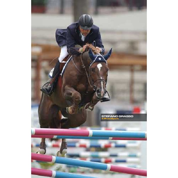 Jean Claude Van Geenberghe on Osta Rugs Richeburg Rome - Piazza di Siena 28th may 2004 ph. Stefano Grasso