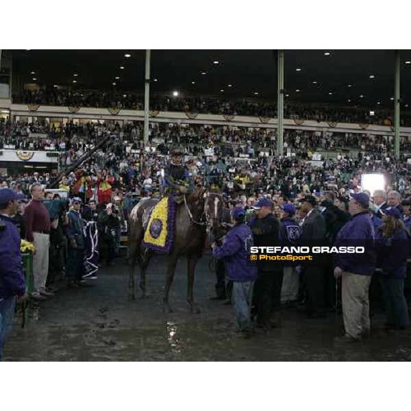 Curlin with his connection after winning the Breeders\' Cup Classic at Monmouth Park racetrack Monmouth Park, 26th october 2007 ph. Stefano Grasso