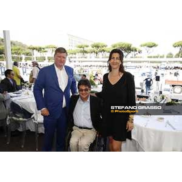 LGCT of Rome - Jan Tops, Luca Pancalli and Eleonora di Giuseppe Rome - Stadio dei Marmi, 23rd september 2017 ph.Stefano Grasso/LGCT