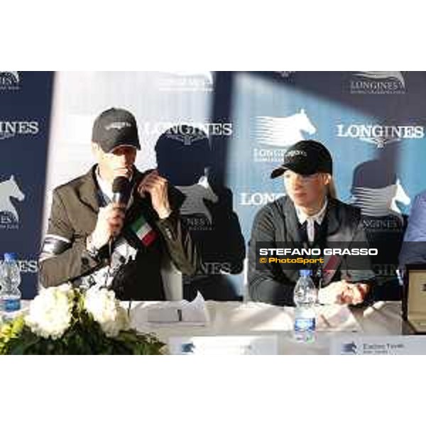 LGCT of Rome - Press conference - Harrie Smolders and Evelina Tovek Rome - Stadio dei Marmi, 23rd september 2017 ph.Mario Grassia/LGCT
