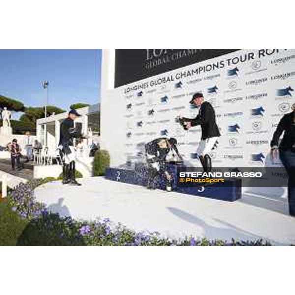 LGCT of Rome - Grand Prix - Prize giving ceremony - Harrie Smolders and Evelina Tovek Rome - Stadio dei Marmi, 23rd september 2017 ph.Stefano Grasso/LGCT