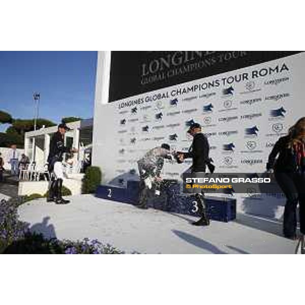 LGCT of Rome - Grand Prix - Prize giving ceremony - Harrie Smolders and Evelina Tovek Rome - Stadio dei Marmi, 23rd september 2017 ph.Stefano Grasso/LGCT