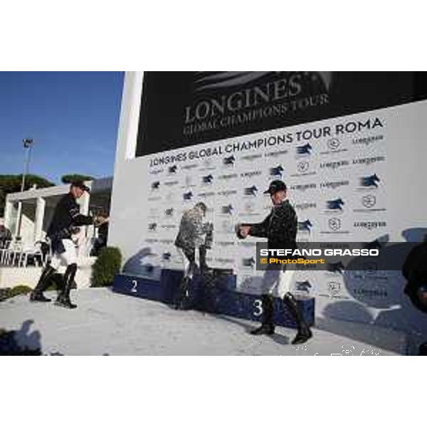 LGCT of Rome - Grand Prix - Prize giving ceremony - Harrie Smolders and Evelina Tovek Rome - Stadio dei Marmi, 23rd september 2017 ph.Stefano Grasso/LGCT