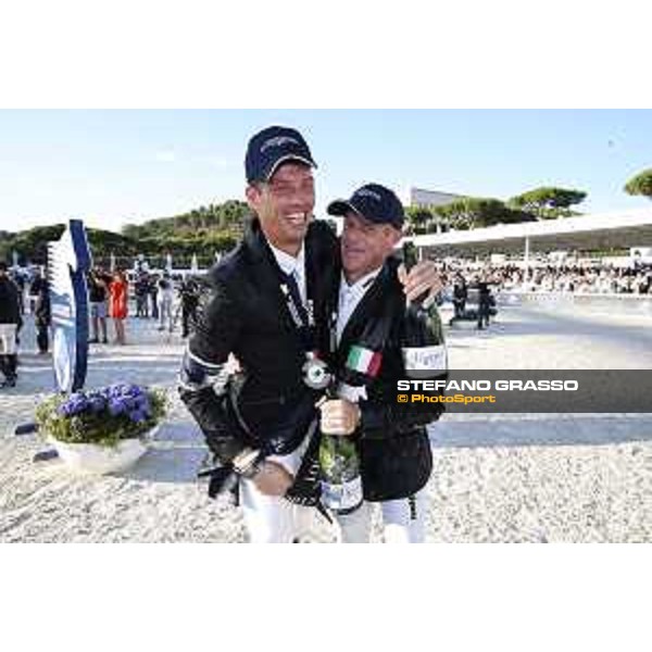 LGCT of Rome - Grand Prix - Prize giving ceremony - Harrie Smolders and Marcus Ehning Rome - Stadio dei Marmi, 23rd september 2017 ph.Stefano Grasso/LGCT