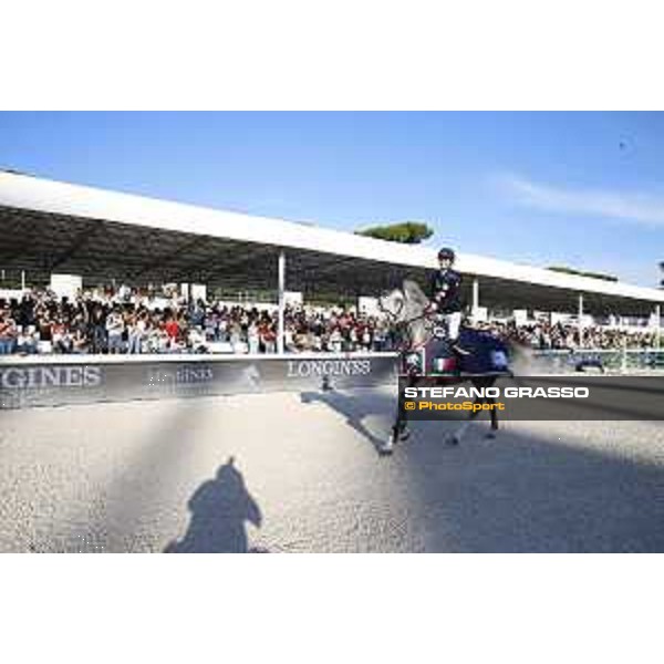 LGCT of Rome - Grand Prix - Prize giving ceremony - Evelina Tovek on Castello padres after winning LGCT Grand Prix of Rome Rome - Stadio dei Marmi, 23rd september 2017 ph.Stefano Grasso/LGCT