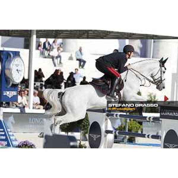 LGCT of Rome - Grand Prix - Emanuele Gaudiano on Caspar 232 Rome - Stadio dei Marmi, 23rd september 2017 ph.Stefano Grasso/LGCT