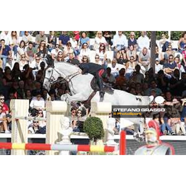 LGCT of Rome - Grand Prix - Emanuele Gaudiano on Caspar 232 Rome - Stadio dei Marmi, 23rd september 2017 ph.Stefano Grasso/LGCT