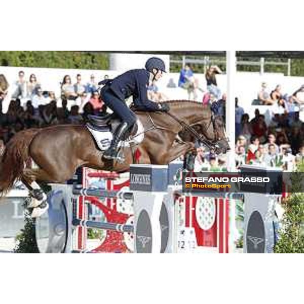 LGCT of Rome - Grand Prix - Lorenzo De Luca on Halifax van het Kluizebos Rome - Stadio dei Marmi, 23rd september 2017 ph.Stefano Grasso/LGCT