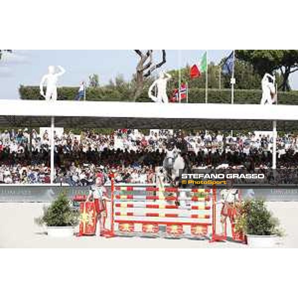 LGCT of Rome - Grand Prix - Emanuele Gaudiano on Caspar 232 Rome - Stadio dei Marmi, 23rd september 2017 ph.Stefano Grasso/LGCT