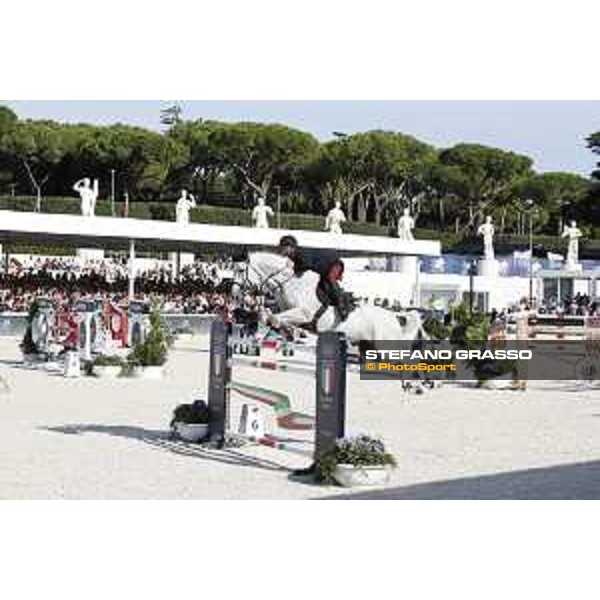 LGCT of Rome - Grand Prix - Emanuele Gaudiano on Caspar 232 Rome - Stadio dei Marmi, 23rd september 2017 ph.Stefano Grasso/LGCT