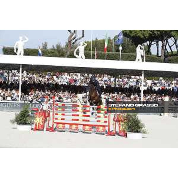 LGCT of Rome - Grand Prix - Lorenzo De Luca on Halifax van het Kluizebos Rome - Stadio dei Marmi, 23rd september 2017 ph.Stefano Grasso/LGCT