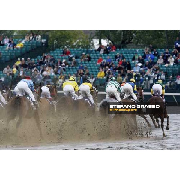 the horse of the Breeeder\'s Cup Distaff at Monmouth Park racetrack turn the first bend Monmouth Park, 27th october 2007 ph. Stefano Grasso