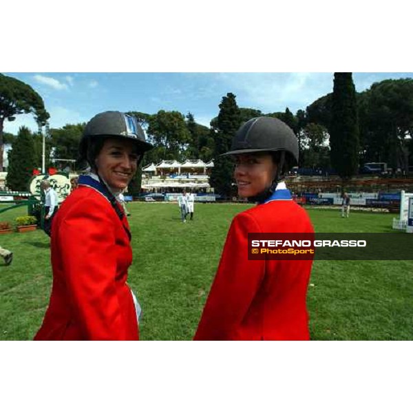 Usa Team at Nation\'s Cup 2004 Rome Piazza di Siena 28th may 2004 ph.Stefano Grasso