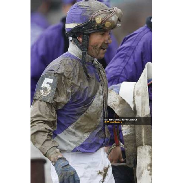 Frankie Dettori after the Breeders\' Cup Sprint at Monmouth Park racetrack Monmouth Park, 27th october 2007 ph. Stefano Grasso