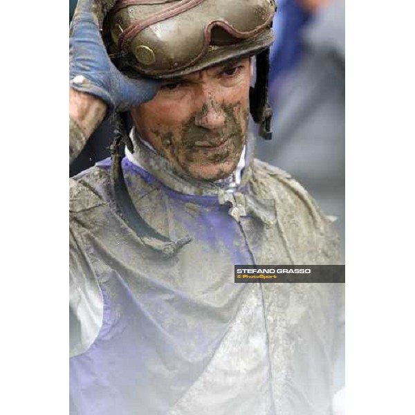 Frankie Dettori after the Breeders\' Cup Sprint at Monmouth Park racetrack Monmouth Park, 27th october 2007 ph. Stefano Grasso