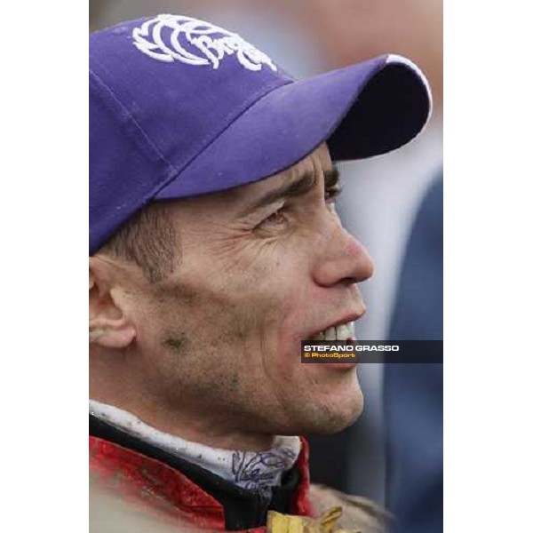 Garret Gomez after wubbubg the Breeders\' Cup Sprint at Monmouth Park racetrack Monmouth Park, 27th october 2007 ph. Stefano Grasso