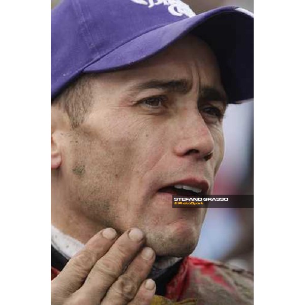 Garret Gomez after wubbubg the Breeders\' Cup Sprint at Monmouth Park racetrack Monmouth Park, 27th october 2007 ph. Stefano Grasso