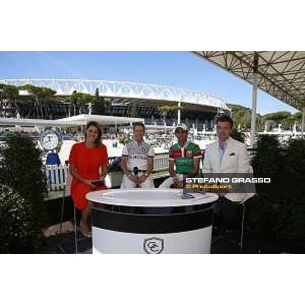 LGCT of Rome - The studio - Aly Vance, Maikel van der Vleuten, Marlon Zanotelli and Steven Wilde - Rome, Stadio dei Marmi - 23 September 2017 - ph.Stefano Grasso/LGCT