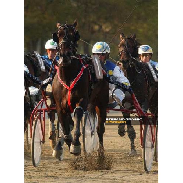 \'Fabrizio Ciulla with Brandy dei Fiori wins Gran Premio Costa Azzurra- 1° Trofeo Fiat Center Torino Turin april 6 2003-ph.Stefano Grasso\' 