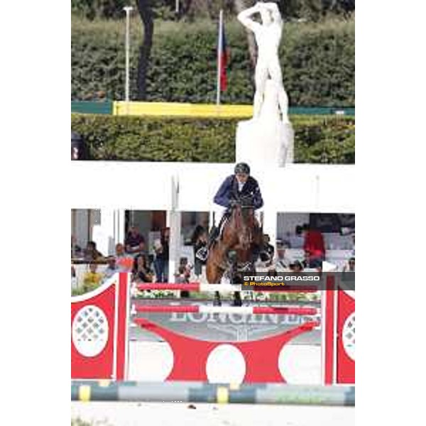 LGCT of Rome - Class 10 - Piergiorgio Bucci on Ugano de Coquerie - Rome, Stadio dei Marmi - 23 September 2017 - ph.Stefano Grasso/LGCT