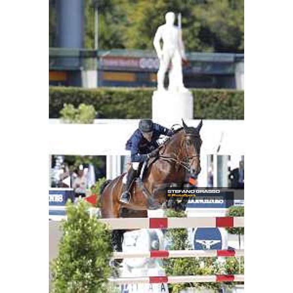 LGCT of Rome - Class 10 - Piergiorgio Bucci on Ugano de Coquerie - Rome, Stadio dei Marmi - 23 September 2017 - ph.Stefano Grasso/LGCT