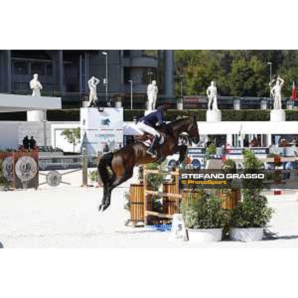 LGCT of Rome - Class 10 - Piergiorgio Bucci on Ugano de Coquerie - Rome, Stadio dei Marmi - 23 September 2017 - ph.Stefano Grasso/LGCT