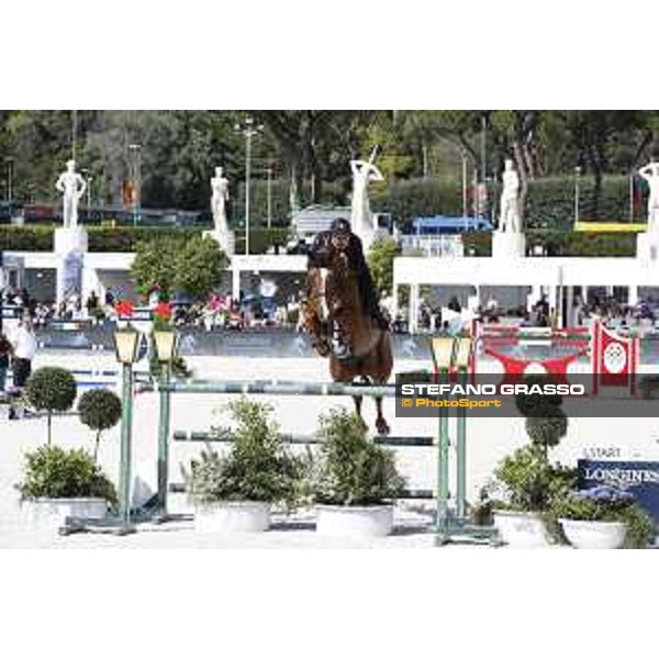 LGCT of Rome - Class 10 - Emanuele Gaudiano on Chalou - Rome, Stadio dei Marmi - 23 September 2017 - ph.Stefano Grasso/LGCT