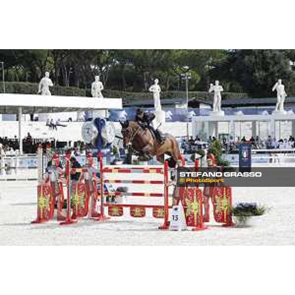 LGCT of Rome - Class 14 - Jane Richard Philips on Dieudonne de Guldenboom - Rome, Stadio dei Marmi - 24 September 2017 - ph.Stefano Grasso/LGCT