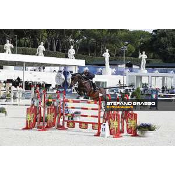 LGCT of Rome - Class 14 - Luigi Polesello on Farao van’t Vennehof - Rome, Stadio dei Marmi - 24 September 2017 - ph.Stefano Grasso/LGCT