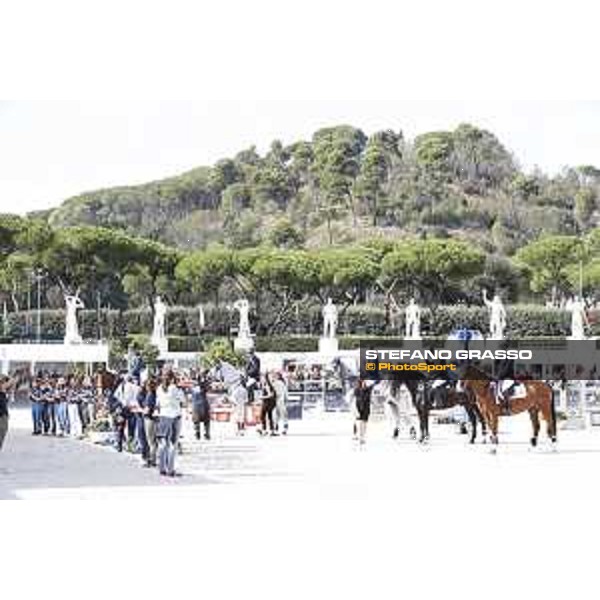 LGCT of Rome - Class 14 - Prize giving ceremony - Simon Delestre on Chesall Zimequest wins class 14 - Rome, Stadio dei Marmi - 24 September 2017 - ph.Stefano Grasso/LGCT