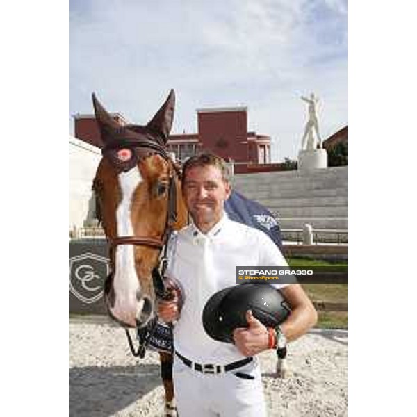 LGCT of Rome - Class 14 - Prize giving ceremony - Simon Delestre on Chesall Zimequest wins class 14 - Rome, Stadio dei Marmi - 24 September 2017 - ph.Stefano Grasso/LGCT
