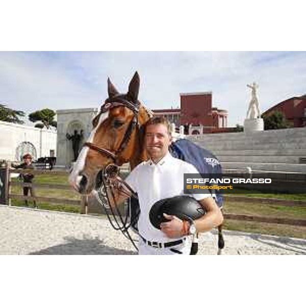LGCT of Rome - Class 14 - Prize giving ceremony - Simon Delestre on Chesall Zimequest wins class 14 - Rome, Stadio dei Marmi - 24 September 2017 - ph.Stefano Grasso/LGCT