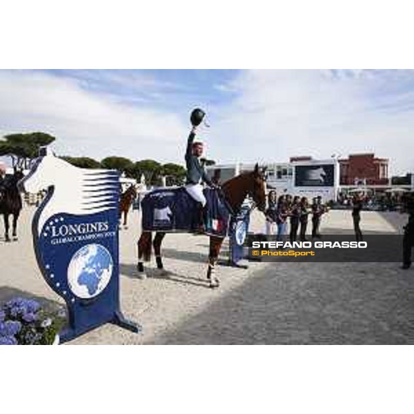 LGCT of Rome - Class 14 - Prize giving ceremony - Simon Delestre on Chesall Zimequest wins class 14 - Rome, Stadio dei Marmi - 24 September 2017 - ph.Stefano Grasso/LGCT