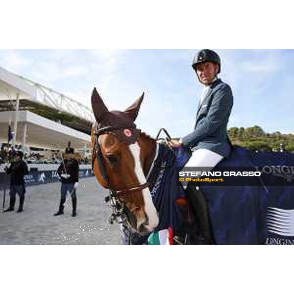 LGCT of Rome - Class 14 - Prize giving ceremony - Simon Delestre on Chesall Zimequest wins class 14 - Rome, Stadio dei Marmi - 24 September 2017 - ph.Stefano Grasso/LGCT