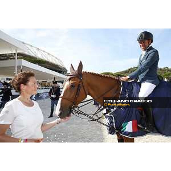 LGCT of Rome - Class 14 - Prize giving ceremony - Simon Delestre on Chesall Zimequest wins class 14 - Rome, Stadio dei Marmi - 24 September 2017 - ph.Stefano Grasso/LGCT