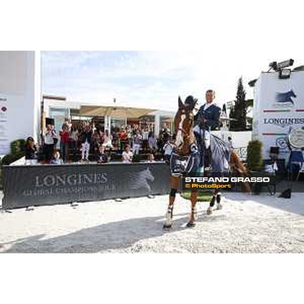 LGCT of Rome - Class 14 - Prize giving ceremony - Simon Delestre on Chesall Zimequest wins class 14 - Rome, Stadio dei Marmi - 24 September 2017 - ph.Stefano Grasso/LGCT